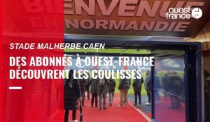 VIDÉO. Huit abonnés à Ouest-France découvrent « Les coulisses de l'exploit » au SM Caen