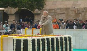 Inde : Modi rend hommage à Gandhi pour le 75e anniversaire de son assassinat