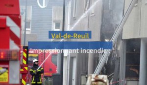 Incendie à Val-de-Reuil : onze maisons en proie aux flammes