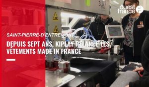 VIDEO. À Saint-Pierre-d'Entremont, l'entreprise Kiplay produit ses vêtements et ouvre ses portes au public