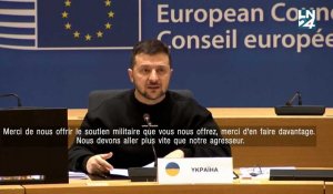 Zelensky demande à l'UE d'"aller plus vite" que la Russie
