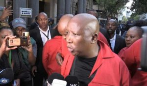 Expulsé du Parlement, le chef du parti EFF déclare que l'Afrique du Sud est une "dictature"