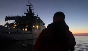 Manche : en pleine nuit, des militaires de la Marine nationale en quête d’une embarcation de migrants