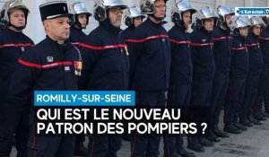 Le lieutenant Milcent, nouveau chef de centre d’incendie et de secours de Romilly-sur-Seine
