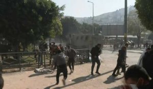 Affrontements entre Palestiniens et forces israéliennes à Naplouse (2)