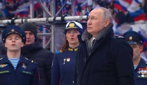 Poutine superstar : des milliers de Russes acclament leur "leader" dans un stade à Moscou