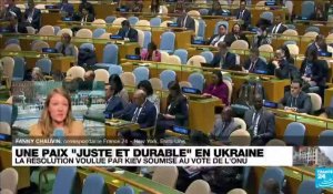 Une "paix juste et durable" en Ukraine : la résolution voulue par Kiev soumise au vote à l'ONU