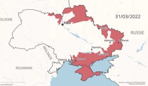 Un an de guerre en Ukraine : l'évolution du front en une minute