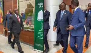 Les chefs d'Etat africains arrivent au siège de l'UA pour le dernier jour du sommet