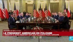 Pologne : Joe Biden s'entretient avec son homologue polonais Andrzej Duda