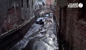 VIDÉO. À Venise, une marée basse « exceptionnelle » assèche les canaux