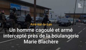 Aire-sur-la-Lys : un homme encagoulé et armé intercepté près de la boulangerie Marie-Blachère