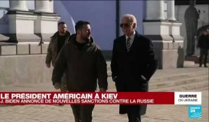 Joe Biden en visite à Kiev : le président américain annonce des livraisons d'armes supplémentaires