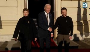 Le président américain Joe Biden en visite surprise à Kiev