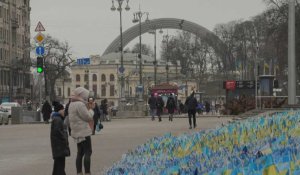 A Kiev, les Ukrainiens donnent un mot que l'invasion russe leur évoque