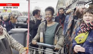 VIDEO. Un café chariot au cœur de la manifestation du 16 février à Caen 