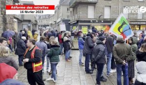 VIDÉO. Grève du 16 février : le cortège de manifestants s’élance dans le centre-ville de Vire 