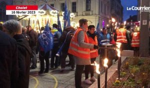 VIDÉO. Reforme des retraites : la manifestation aux flambeaux va s’élancer à Cholet
