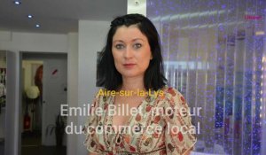 Aire-sur-la-Lys : 10 ans présidente de l'Union commerciale, Emilie Billet
