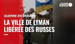 VIDÉO. Guerre en Ukraine : les troupes ukrainiennes reprennent la ville de Lyman aux Russes