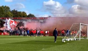 Lille - Lens : « On veut le derby », lancent les supporters lillois en fin de séance
