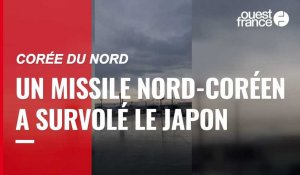 VIDÉO. Un missile balistique lancé par la Corée du Nord a survolé le Japon