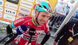 Binche-Chimay-Binche 2022 - Philippe Gilbert : ""D’être ici à Binche, c’est un plaisir et un honneur d'être Remco Evenepoel, notre champion du monde"