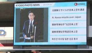 "Le danger est réel" : des Japonais surpris par le tir de missile nord-coréen