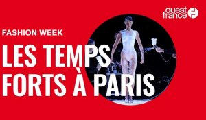 VIDÉO. Robe vaporisée, vêtements pixélisés... Découvrez en images les temps forts de la Fashion week 2022