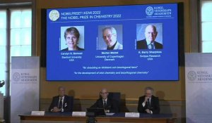 Carolyn Bertozzi, lauréate du prix Nobel de chimie 2022, réagit à sa récompense
