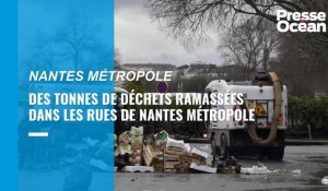 Des tonnes de déchets ramassées dans les rues de Nantes Métropole