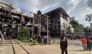 Cambodge: un hôtel casino carbonisé après un incendie mortel