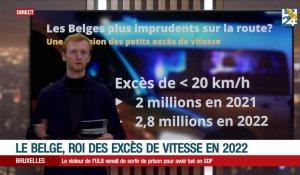 Le Belge, roi des excès de vitesse en 2022