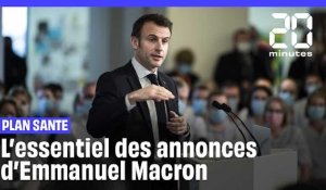 Plan santé : les principales annonces d'Emmanuel Macron pour l'hôpital et les soignants 