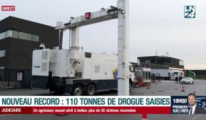 110 tonnes de cocaïne saisies en 2022 à Anvers, nouveau record
