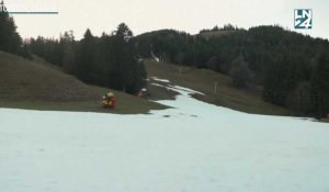 Les stations de ski européennes souffrent du manque de neige