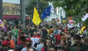 Manifestation pour la démocratie à Sao Paulo après l'assaut des bolsonaristes