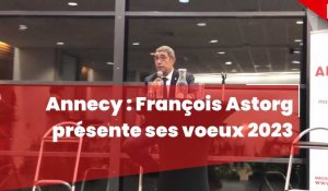 Annecy : le maire François Astorg présente ses voeux 2023 aux habitants d'Annecy-le-Vieux