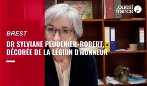 VIDÉO. « Un travail collectif » : Sylviane Peudenier, cheffe pédiatre du CHU de Brest, a reçu la Légion d’honneur