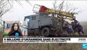 Ukraine : 9 millions d'habitants toujours privés d'électricité
