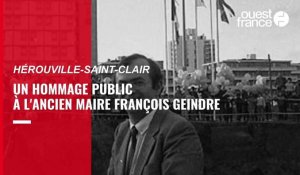 VIDÉO. 400 personnes rassemblées pour l'hommage à François Geindre, maire d'Hérouville pendant 30 ans