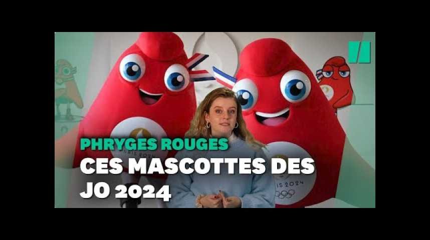 Les Phryges rouges, mascottes des JO 2024 ont été dévoilées - Vidéo  Dailymotion