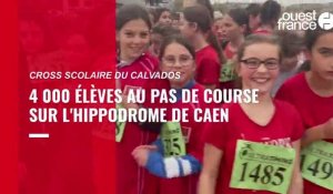 VIDÉO. 4 000 élèves participent au cross scolaire du Calvados à Caen