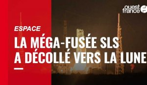VIDÉO. La nouvelle méga-fusée de la Nasa a décollé pour la première fois vers la Lune