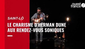 VIDÉO. Le charisme d'Herman Dune séduit le public des Rendez-vous soniques à Saint-Lô