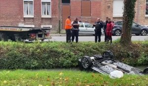 Amiens: une voiture tombe dans l’eau au parc de la Hotoie