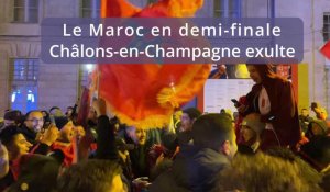 Le Maroc en demi-finale, les supporters en fête à Châlons-en-Champagne