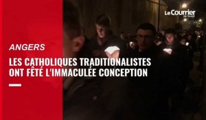 VIDÉO. Des catholiques ont fêté l'Immaculée Conception en priant dans le centre-ville d'Angers