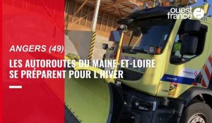 VIDÉO. En Maine-et-Loire, Vinci prépare ses autoroutes pour l'hiver