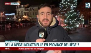 Farid prend le temps: de la neige industrielle en province de Liège ?